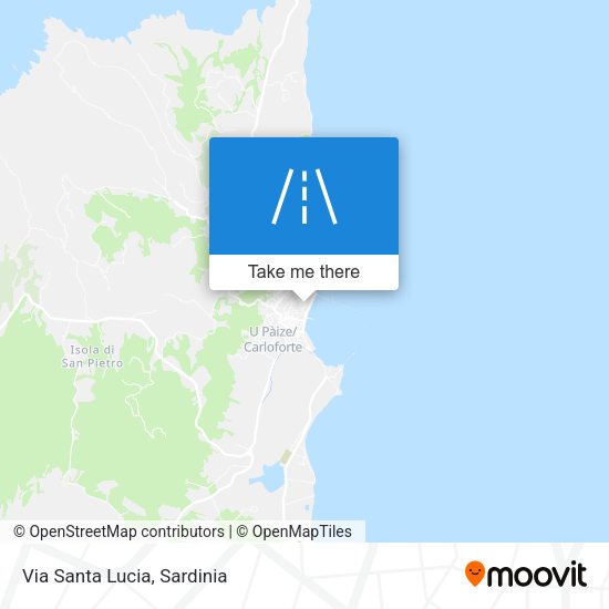 Via Santa Lucia map