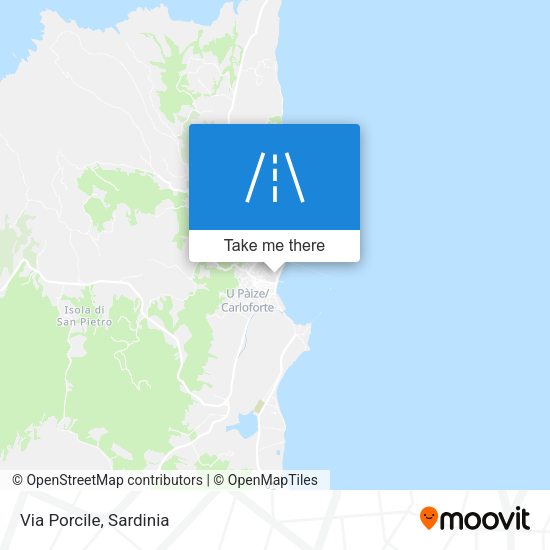 Via Porcile map