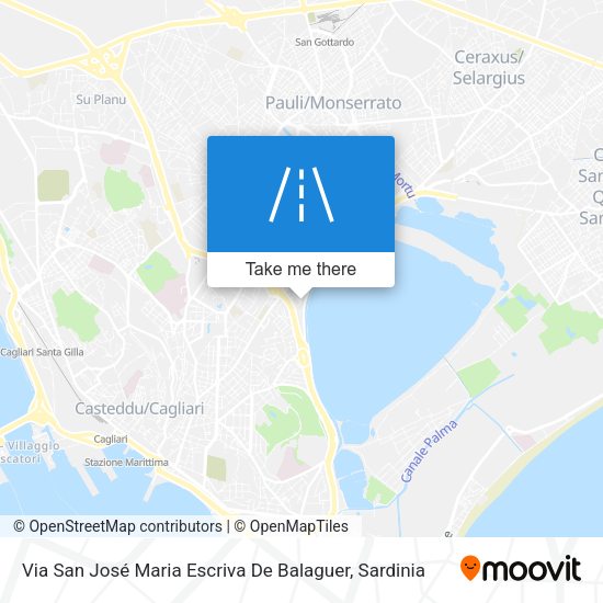 Via San José Maria Escriva De Balaguer map