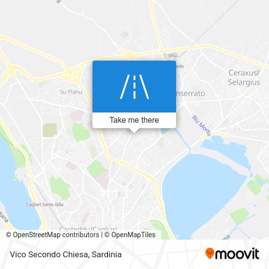 Vico Secondo Chiesa map