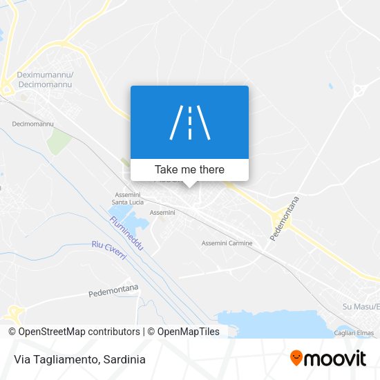 Via Tagliamento map