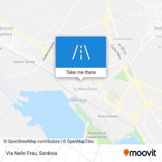 Via Nello Frau map
