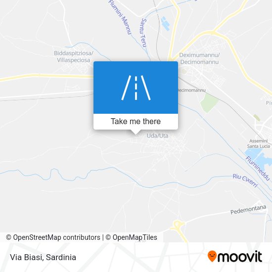 Via Biasi map