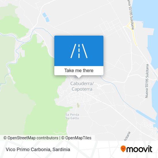 Vico Primo Carbonia map