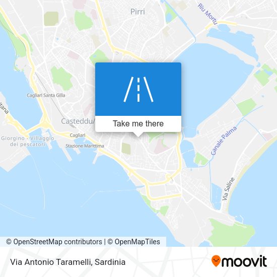 Via Antonio Taramelli map