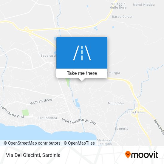 Via Dei Giacinti map