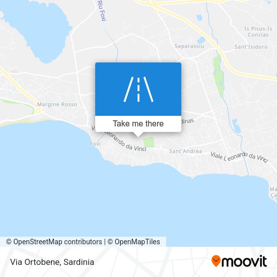 Via Ortobene map