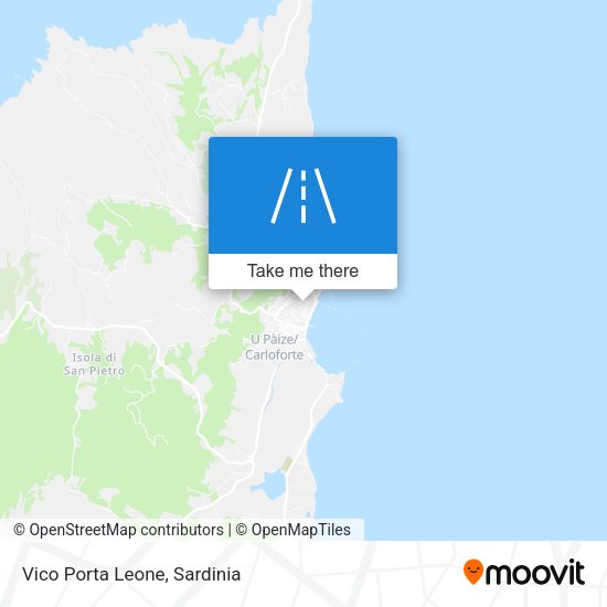 Vico Porta Leone map