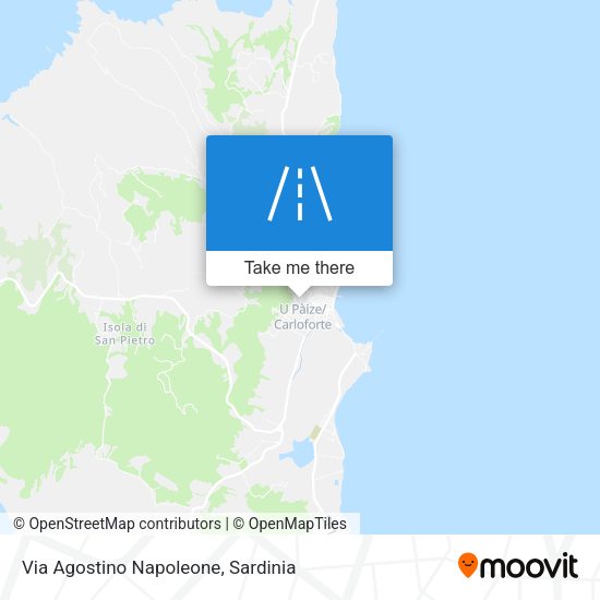 Via Agostino Napoleone map
