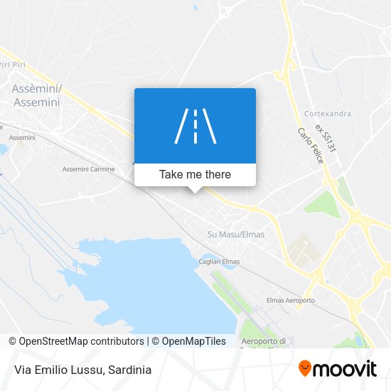 Via Emilio Lussu map