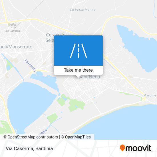 Via Caserma map