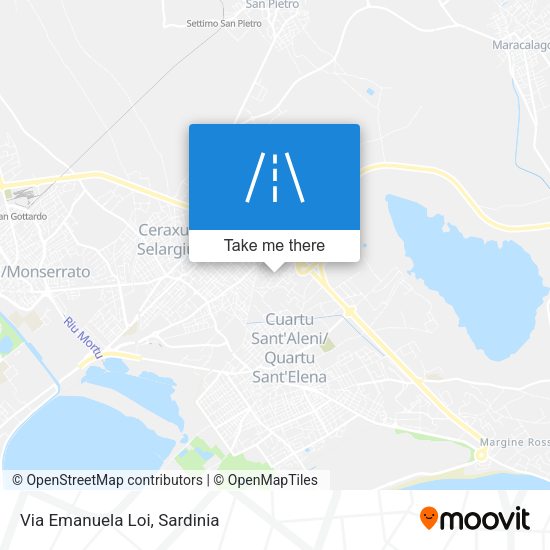 Via Emanuela Loi map