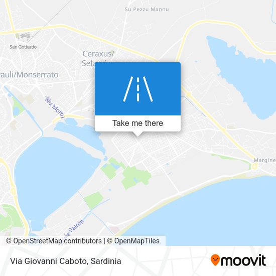 Via Giovanni Caboto map