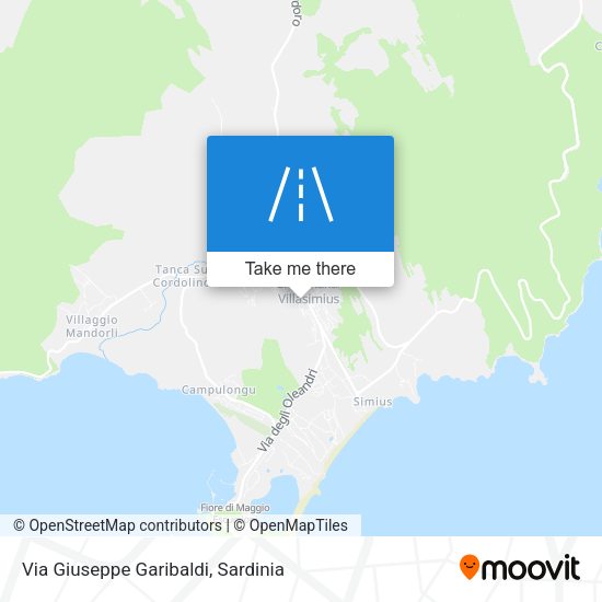 Via Giuseppe Garibaldi map