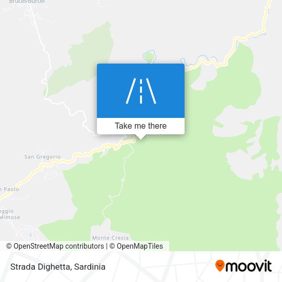 Strada Dighetta map