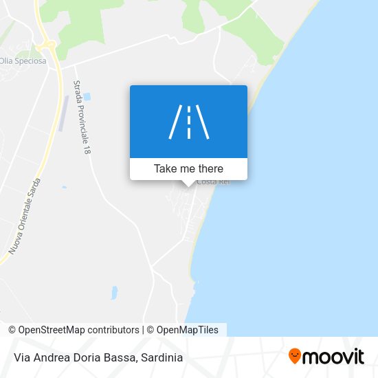Via Andrea Doria Bassa map