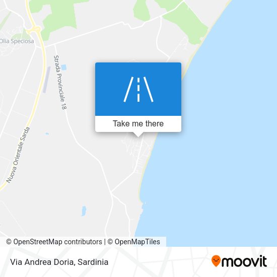 Via Andrea Doria map