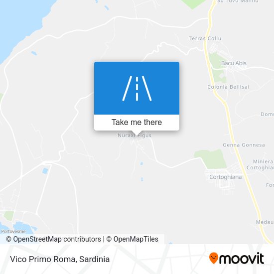 Vico Primo Roma map