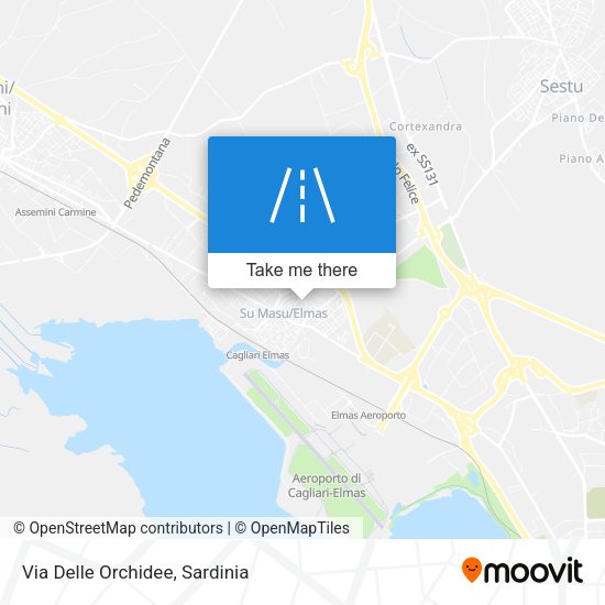 Via Delle Orchidee map