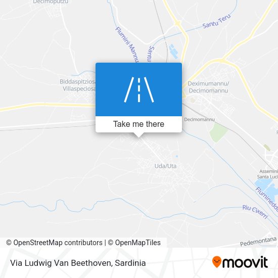 Via Ludwig Van Beethoven map