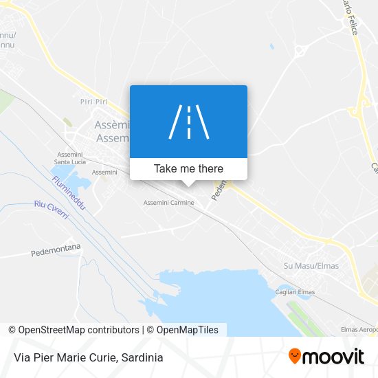 Via Pier Marie Curie map