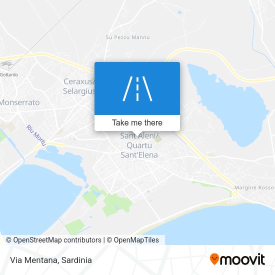 Via Mentana map