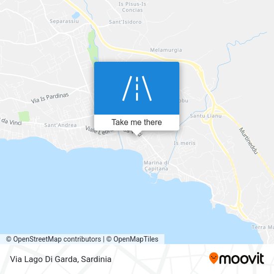 Via Lago Di Garda map