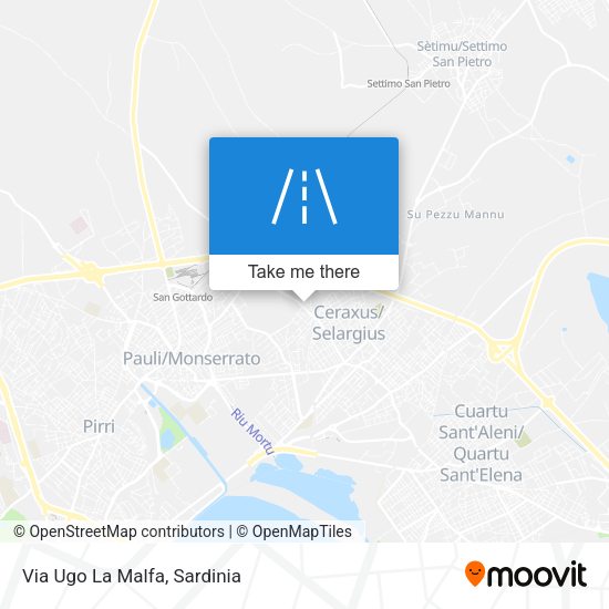 Via Ugo La Malfa map