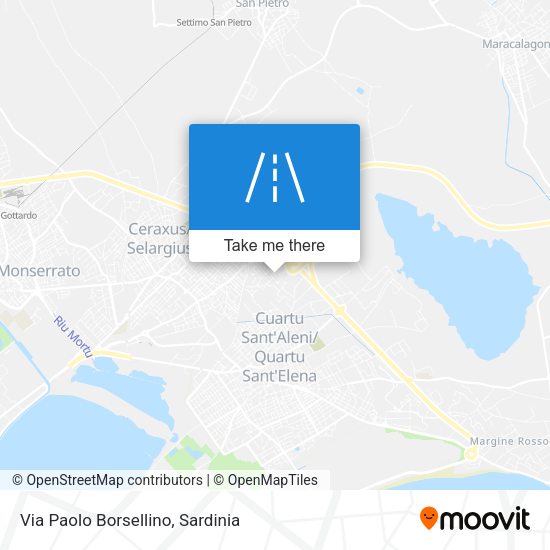 Via Paolo Borsellino map
