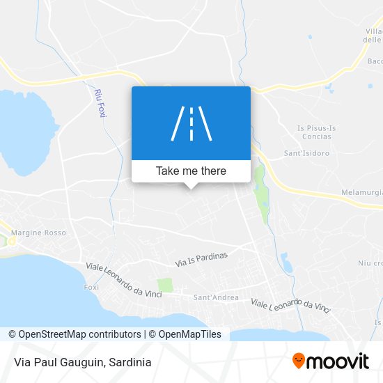 Via Paul Gauguin map
