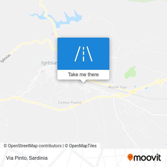 Via Pinto map