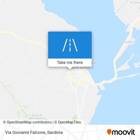 Via Giovanni Falcone map