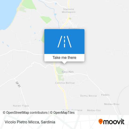 Vicolo Pietro Micca map