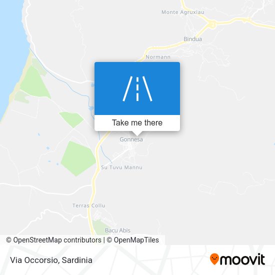 Via Occorsio map
