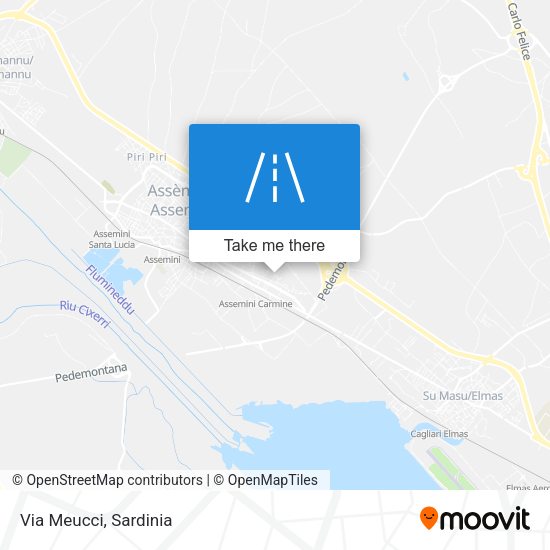 Via Meucci map