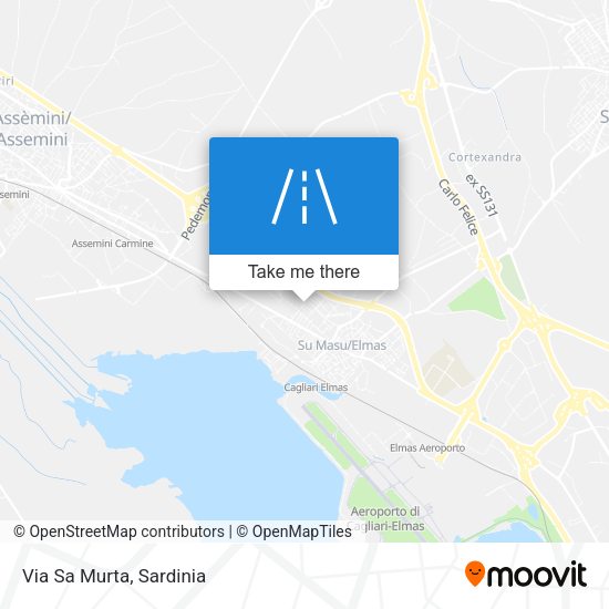 Via Sa Murta map