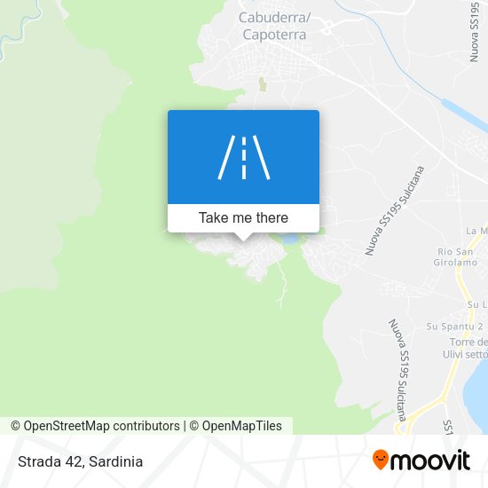 Strada 42 map