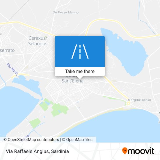 Via Raffaele Angius map