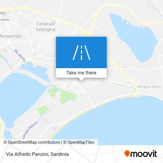 Via Alfredo Panzini map