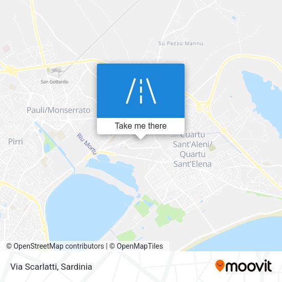 Via Scarlatti map