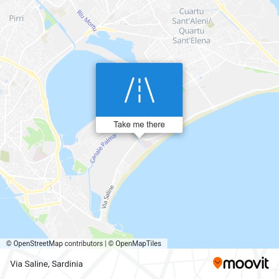 Via Saline map