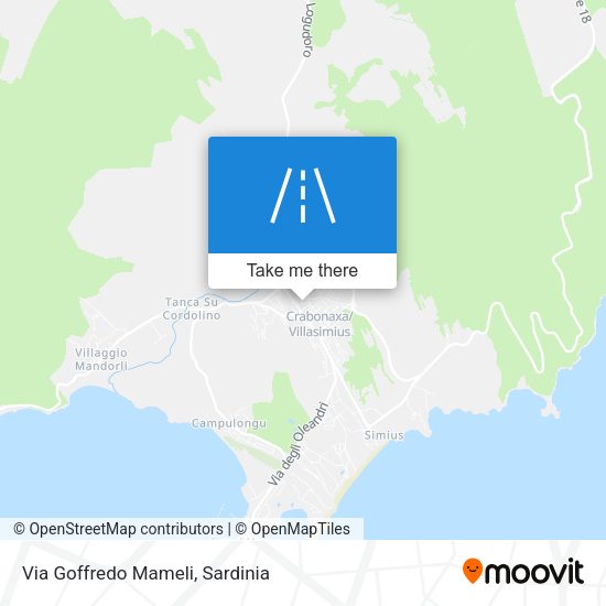 Via Goffredo Mameli map
