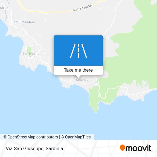 Via San Giuseppe map