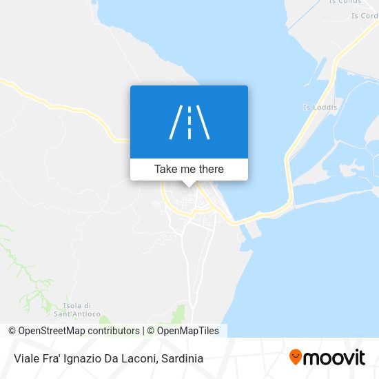 Viale Fra' Ignazio Da Laconi map