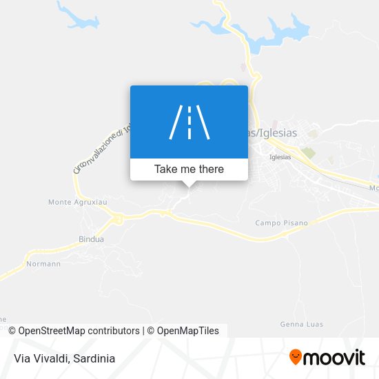 Via Vivaldi map