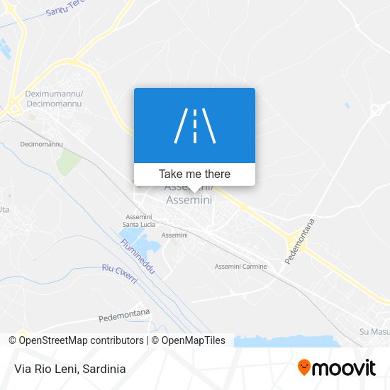 Via Rio Leni map