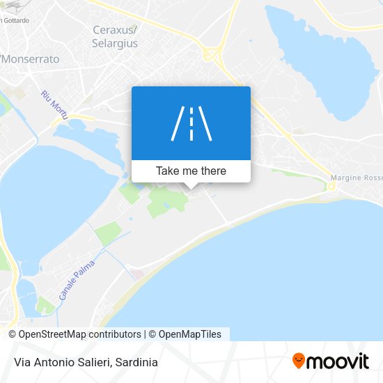 Via Antonio Salieri map