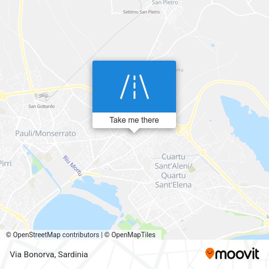Via Bonorva map