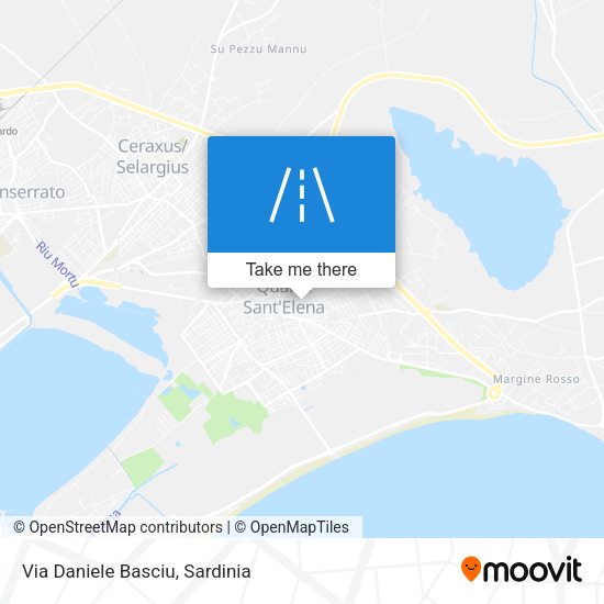 Via Daniele Basciu map