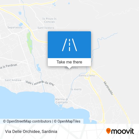 Via Delle Orchidee map
